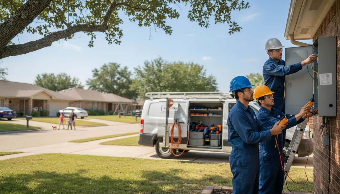 Certified electrician providing emergency electrical services in Chelsea, OK
